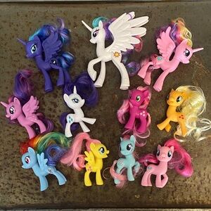 My Little Pony Lot (11 Characters, including Princess Cadence, Celestia, & Luna